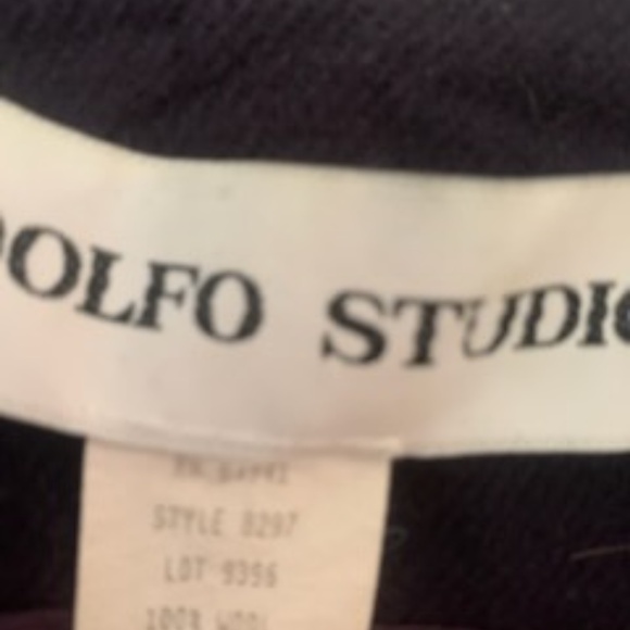 Adolfo Studio navy blazer - Picture 3 of 3